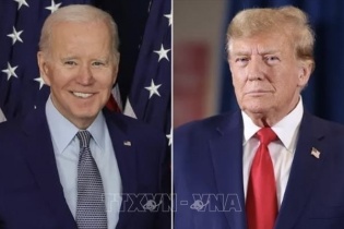 Bầu cử Mỹ: Tổng thống mãn nhiệm Joe Biden gặp ứng cử viên đắc cử Donald Trump