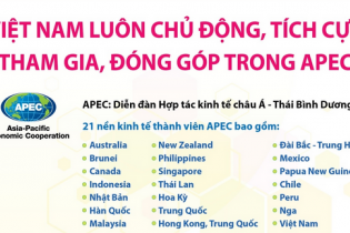Việt Nam luôn chủ động, tích cực tham gia, đóng góp trong APEC