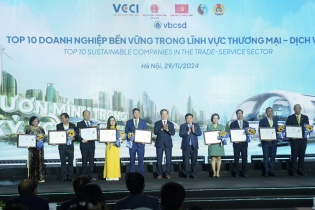 SASCO 9 năm liên tiếp giữ vững vị thế Top 10 Doanh nghiệp phát triển bền vững Việt Nam