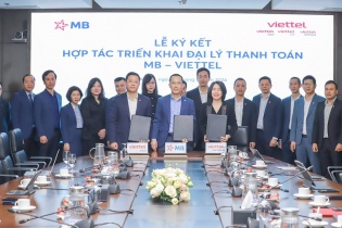 Viettel hợp tác với MB triển khai hơn 2.000 điểm giao dịch tài chính 