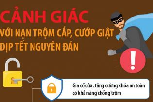 Cảnh giác với nạn trộm cắp, cướp giật dịp Tết