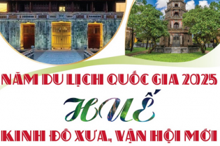 Năm Du lịch quốc gia 2025: Huế - Kinh đô xưa, vận hội mới