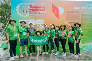 Herbalife Việt Nam tham gia tài trợ Giải vô địch quốc gia marathon Tiền Phong năm thứ năm liên tiếp