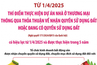 Thí điểm thực hiện dự án nhà ở thương mại thông qua thỏa thuận về nhận quyền sử dụng đất
