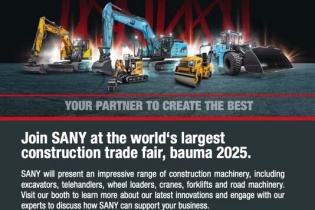 SANY tham gia triển lãm tại Bauma 2025