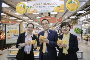 LOTTE Mart mở rộng thị trường xuất khẩu dưa lê Hàn Quốc