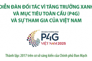 Diễn đàn Đối tác vì tăng trưởng xanh và mục tiêu toàn cầu (P4G) và sự tham gia của Việt Nam