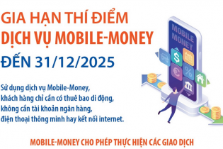 Gia hạn thí điểm dịch vụ Mobile-Money đến 31/12/2025