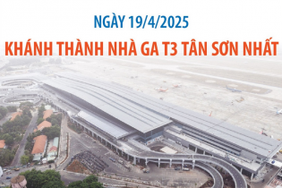Khánh thành nhà ga T3 Tân Sơn Nhất, tổng mức đầu tư 10.873 tỷ đồng