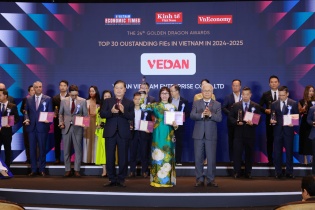 Vedan Việt Nam đón nhận giải Rồng Vàng 2025