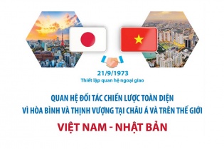 Quan hệ Đối tác chiến lược toàn diện vì hòa bình và thịnh vượng tại châu Á và trên thế giới Việt Nam - Nhật Bản