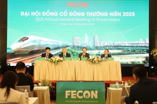 ĐHĐCĐ FECON 2025: Tập trung vào dự án hạ tầng trọng điểm, nỗ lực bứt phá trong kỷ nguyên mới