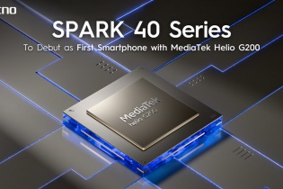 TECNO SPARK 40 Series - dòng điện thoại thông minh đầu tiên sử dụng MediaTek Helio G200