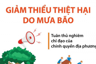 Một số biện pháp để giảm thiểu thiệt hại do gió bão và mưa lớn gây ra