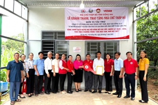 Vedan trao tặng 2 căn nhà Chữ thập đỏ tại Đồng Nai
