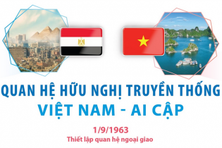 Quan hệ hữu nghị truyền thống Việt Nam - Ai Cập