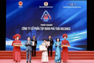 Tập đoàn Phú Thái được vinh danh doanh nghiệp tiêu biểu vì người lao động