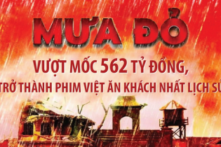 "Mưa đỏ" vượt mốc 562 tỷ đồng, trở thành phim Việt ăn khách nhất lịch sử
