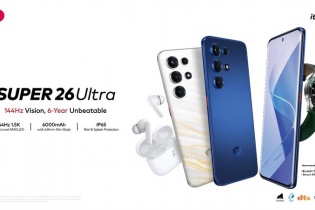 itel ra mắt smartphone màn hình cong Super 26 Ultra
