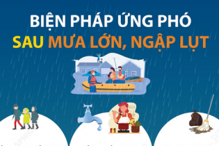 Biện pháp ứng phó sau mưa lớn, ngập lụt