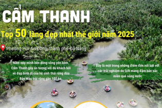 Cẩm Thanh lọt Top 50 làng đẹp nhất thế giới năm 2025
