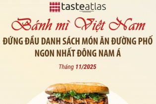 Bánh mì đứng đầu danh sách món ăn đường phố ngon nhất Đông Nam Á