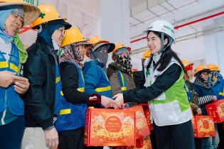 Giza Group đem Xuân về các công trường xây dựng 