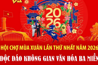 Hội chợ Mùa Xuân lần thứ nhất năm 2026: Độc đáo không gian văn hóa ba miền