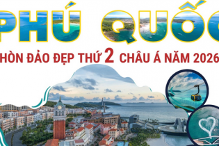 Phú Quốc được vinh danh ở vị trí thứ 2 trong Top 10 hòn đảo đẹp nhất châu Á năm 2026