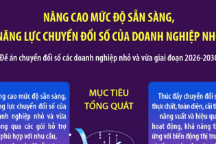 Nâng cao mức độ sẵn sàng, năng lực chuyển đổi số của doanh nghiệp nhỏ