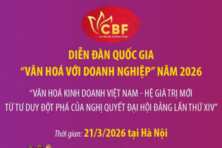 Diễn đàn Quốc gia "Văn hóa với Doanh nghiệp" năm 2026
