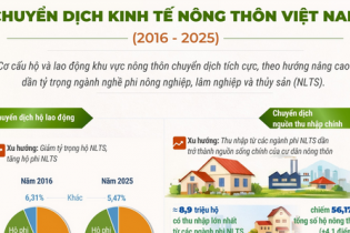 Chuyển dịch kinh tế nông thôn Việt Nam giai đoạn 2016 - 2025