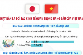 Nhật Bản là đối tác kinh tế quan trọng hàng đầu của Việt Nam