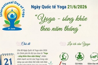 Ngày Quốc tế Yoga 21/6/2026: Yoga - sống khỏe theo năm tháng
