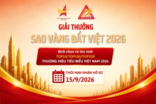 Phát động chương trình bình chọn giải thưởng Sao Vàng đất Việt 2026