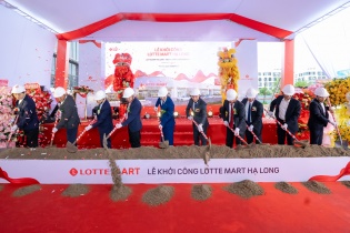 Trung tâm thương mại LOTTE Mart Hạ Long chính thức khởi công