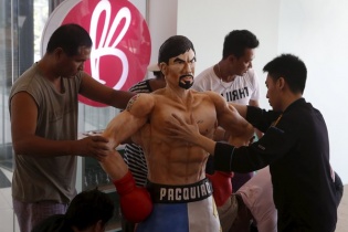 Người Philippines cuồng nhiệt ủng hộ võ sĩ Manny Pacquiao
