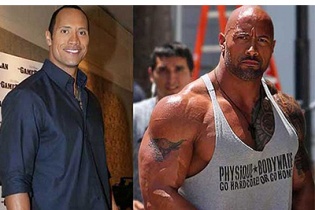 Dwayne Johnson và quá trình luyện cơ bắp trở thành ngôi sao đắt giá nhất
