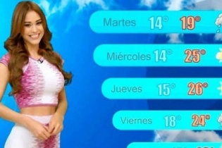 Nhan sắc nữ MC thời tiết "xua tan mọi loại khí hậu"