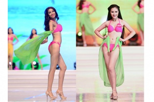 Thí sinh Hoa hậu Hoàn vũ khoe đường cong với bikini