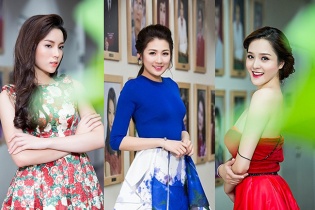 Kỳ Duyên, Tú Anh, Hoàng Anh so dáng