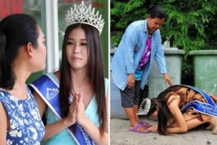 "Hoa hậu nhặt rác" không bị tước vương miện dù nói dối