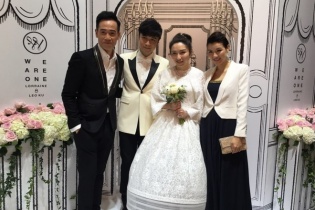 Dàn sao Hong Kong tới chúc mừng đám cưới Cổ Cự Cơ