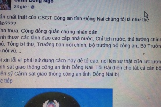 Giám đốc công an Đồng Nai nói gì việc bị "bêu" trên facebook?