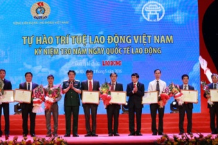 Tôn vinh 10 sản phẩm đoạt giải thưởng “Tự hào trí tuệ lao động Việt Nam"