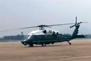 Siêu trực thăng Marine One của Tổng thống Mỹ chạy thử tại sân bay Nội Bài