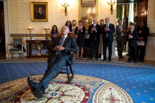 Những khoảnh khắc thú vị của tổng thống Obama tại Nhà Trắng