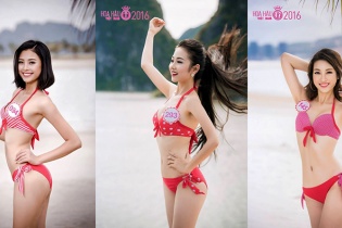 Ảnh bikini nóng bỏng các thí sinh đẹp nhất Hoa hậu Việt Nam 2016