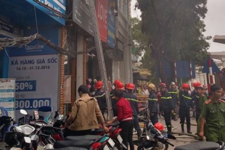 Lại xảy ra cháy shop thời trang tại Cầu Giấy