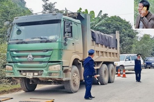 “Chim lợn” cản trở thanh tra xử lý xe quá tải